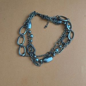 Silver Chunky Necklace